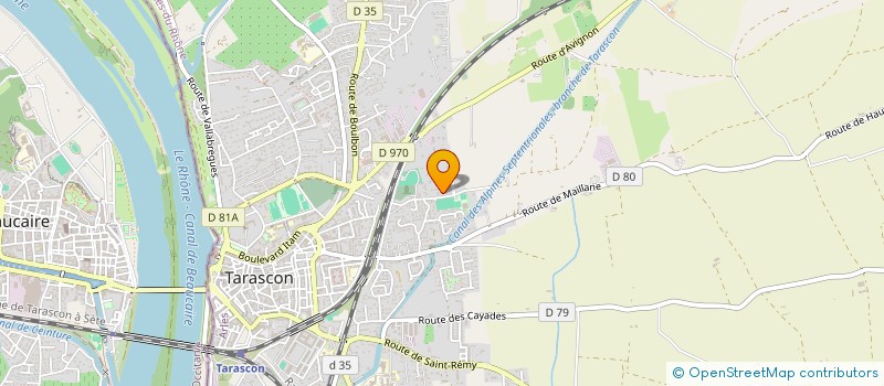 localisation de l'entreprise SCI SAILLEVILLAGE  TARASCON