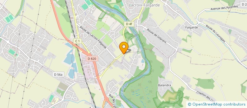 localisation de l'entreprise SCI SAILLOU  PINSAGUEL