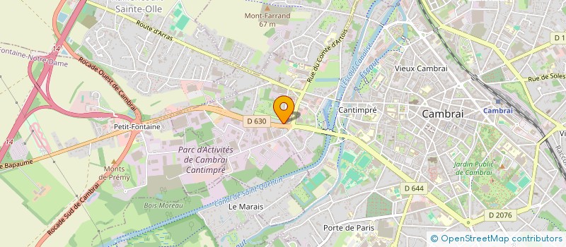 localisation de l'entreprise SCI SAILLY IMMO à CAMBRAI