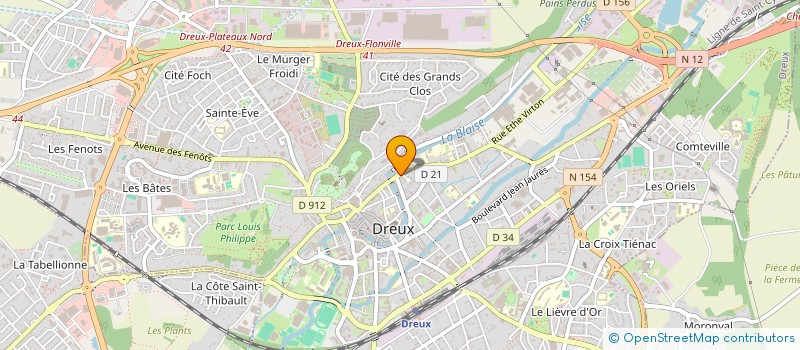 localisation de l'entreprise SCI SAIN JEAN NO 8 à DREUX
