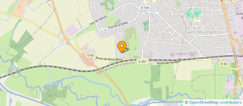 localisation de l'entreprise SCI SAINA  SAINT-DOULCHARD