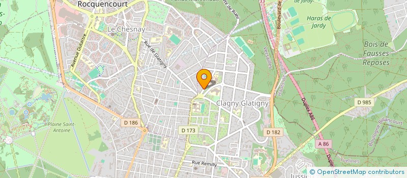 localisation de l'entreprise SCI SAINCO à VERSAILLES