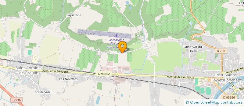 localisation de l'entreprise SCI SAINICO  PORT STE FOY ET PONCHAPT