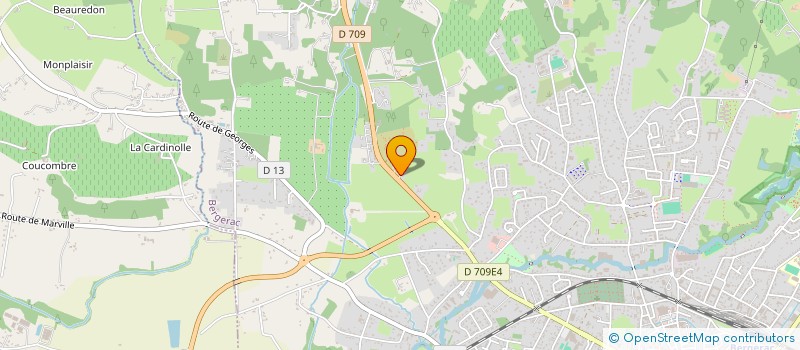 localisation de l'entreprise SCI SAINJON GODREAU à BERGERAC
