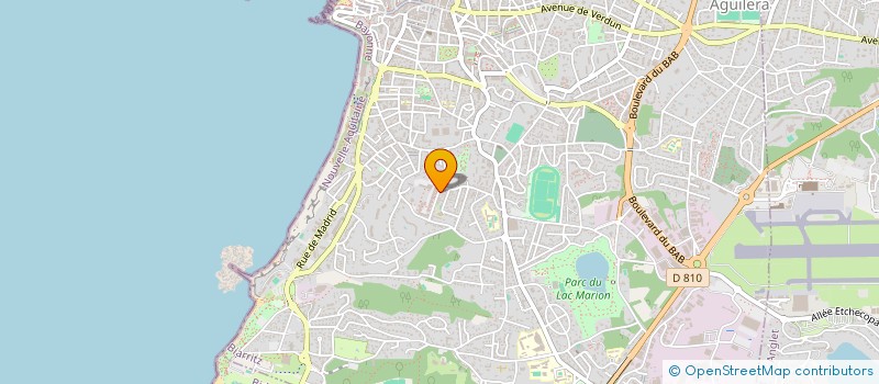localisation de l'entreprise SCI SAINRAME à BIARRITZ