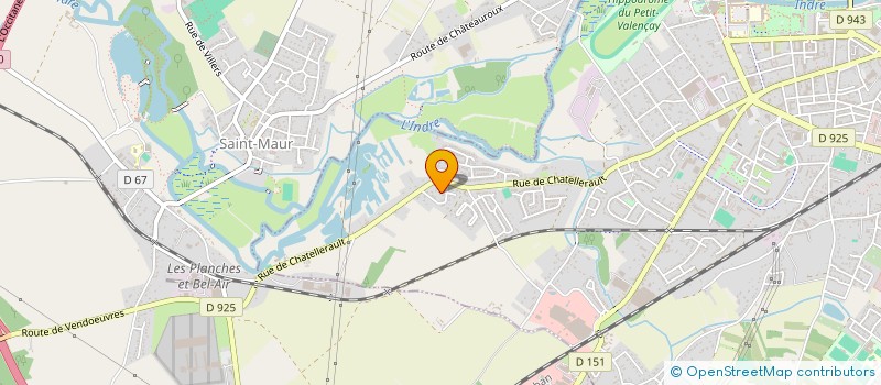 localisation de l'entreprise SCI SAINSON-ABMPP  CHATEAUROUX