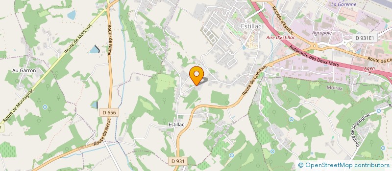 localisation de l'entreprise SCI SAINT  ESTILLAC