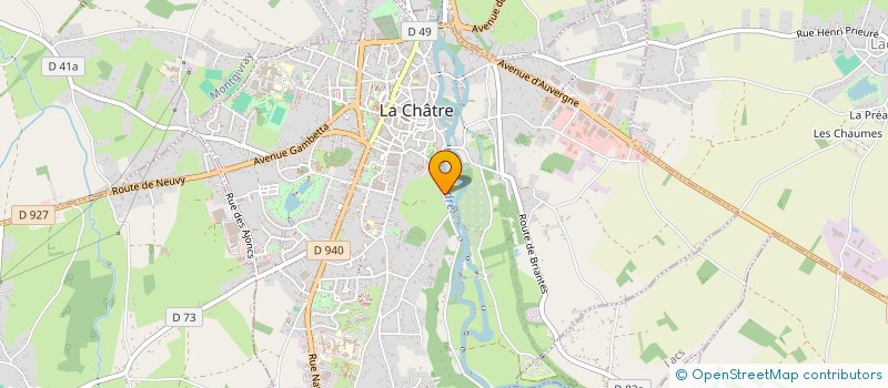 localisation de l'entreprise SCI SAINT ABDON à LA CHATRE