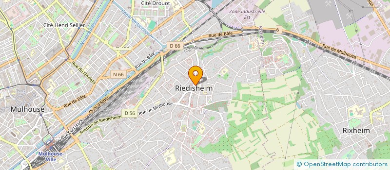 localisation de l'entreprise SCI SAINT AFRE  RIEDISHEIM