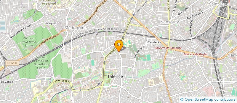 localisation de l'entreprise SCI SAINT AGNAN  TALENCE