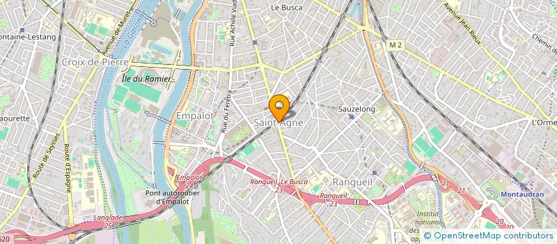 localisation de l'entreprise SCI SAINT AGNE  TOULOUSE
