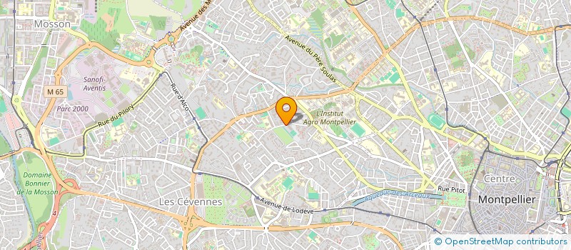localisation de l'entreprise SCI SAINT AGNE à MONTPELLIER