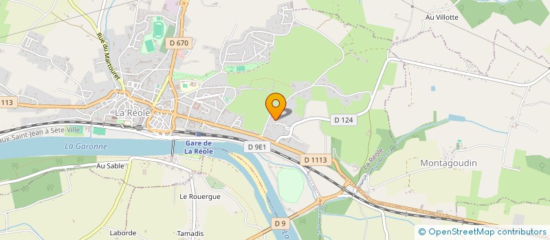 localisation de l'entreprise SCI SAINT AIGNAN  LA REOLE