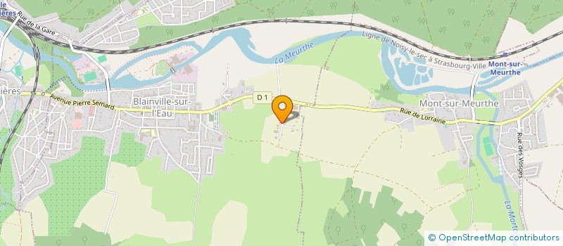 localisation de l'entreprise SCI SAINT AIGNAN DU DOUAIRE  BLAINVILLE-SUR-L'EAU