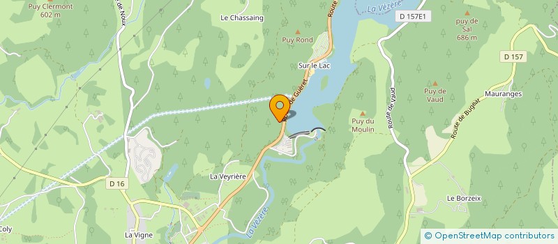 localisation de l'entreprise SCI SAINT ALBAN  TREIGNAC