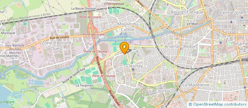 localisation de l'entreprise SCI SAINT ALYRE à RENNES