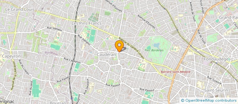 localisation de l'entreprise SCI SAINT AMANT  BORDEAUX