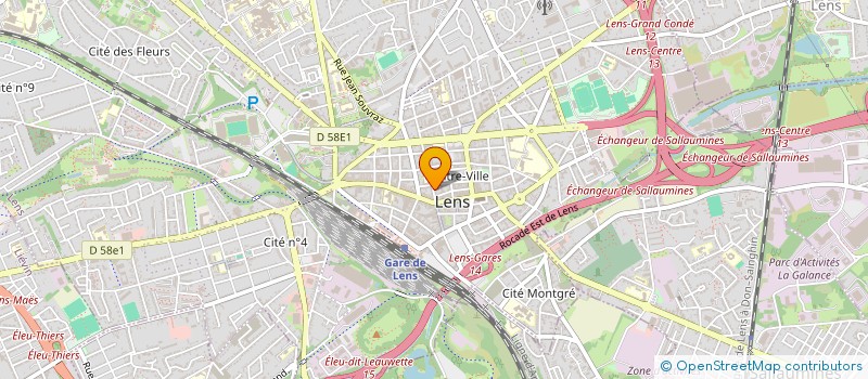 localisation de l'entreprise SCI SAINT AMOUR  LENS