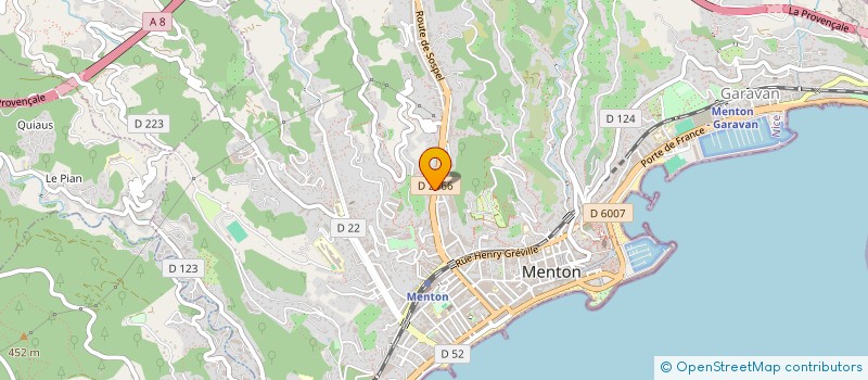 localisation de l'entreprise SCI SAINT AMOUR à MENTON