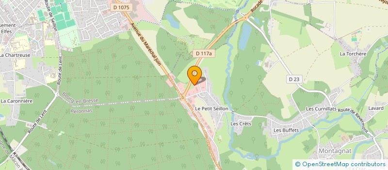 localisation de l'entreprise SCI SAINT AMOUZE  BOURG-EN-BRESSE