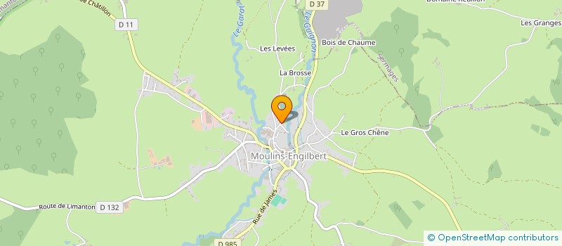 localisation de l'entreprise SCI SAINT ANDOCHE  MOULINS-ENGILBERT