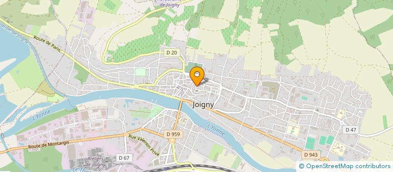 localisation de l'entreprise SCI SAINT ANDRE à JOIGNY