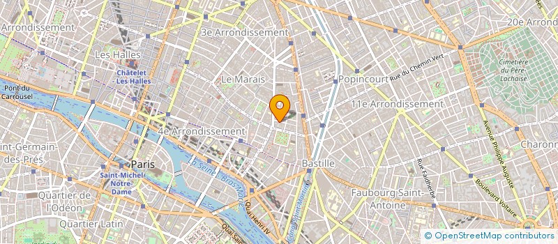 localisation de l'entreprise SCI SAINT ANDRE  PARIS