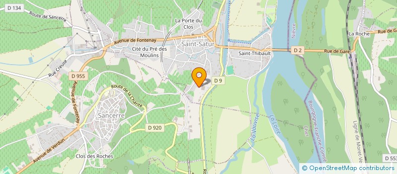 localisation de l'entreprise SCI SAINT ANDRE  SAINT-SATUR