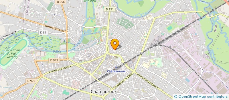 localisation de l'entreprise SCI SAINT ANDRE à CHATEAUROUX