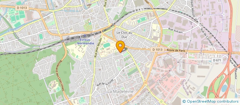 localisation de l'entreprise SCI SAINT ANDRE  EVREUX