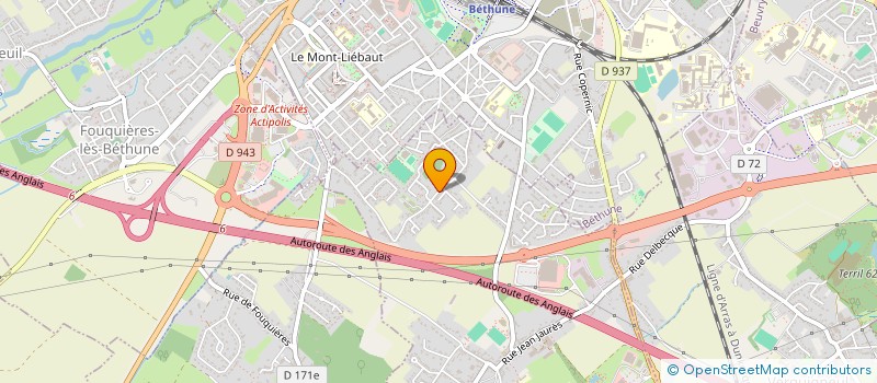 localisation de l'entreprise SCI SAINT ANDRE  VERQUIN