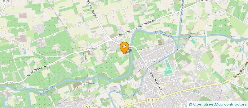 localisation de l'entreprise SCI SAINT ANDRE  CABRIERES-D'AVIGNON