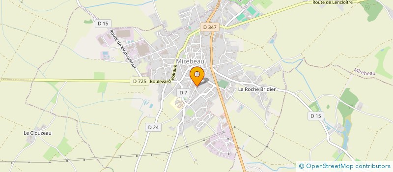 localisation de l'entreprise SCI SAINT ANDRE  MIREBEAU