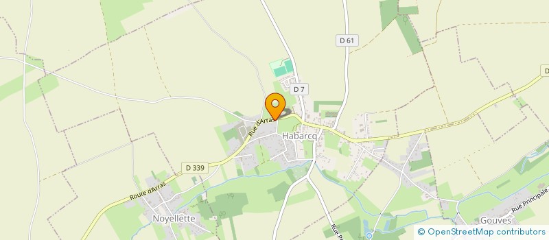 localisation de l'entreprise SCI SAINT ANDRE  HABARCQ