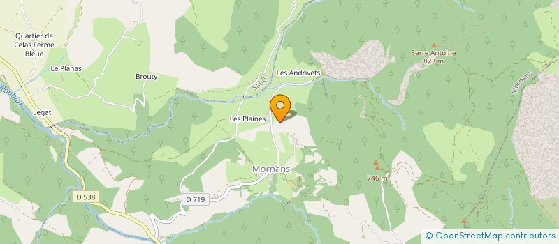 localisation de l'entreprise SCI SAINT ANDRE  LE POET-CELARD