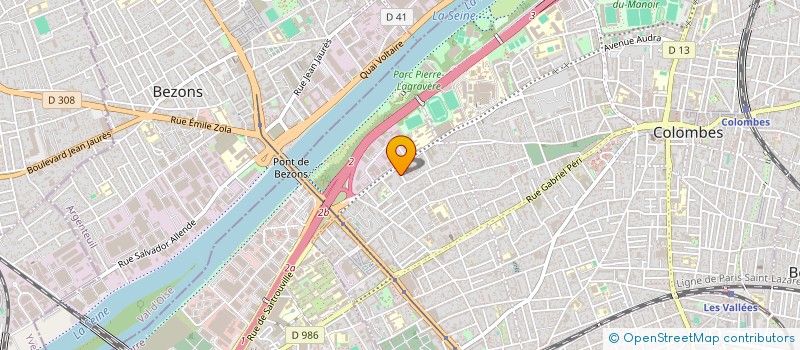 localisation de l'entreprise SCI SAINT ANDRE  COLOMBES