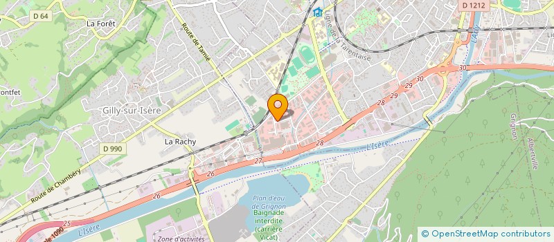 localisation de l'entreprise SCI SAINT ANDRE  ALBERTVILLE