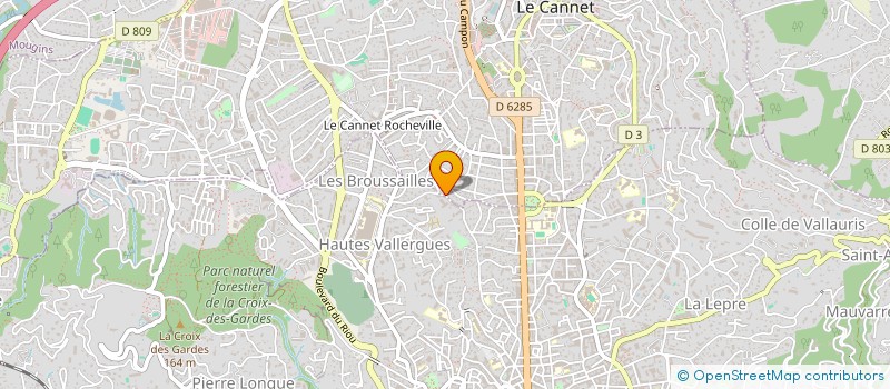 localisation de l'entreprise SCI SAINT ANDRE à LE CANNET