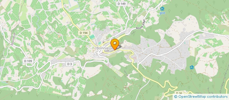 localisation de l'entreprise SCI SAINT ANDRE  BONNIEUX