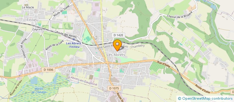 localisation de l'entreprise SCI SAINT ANDRE  LES ABRETS EN DAUPHINE