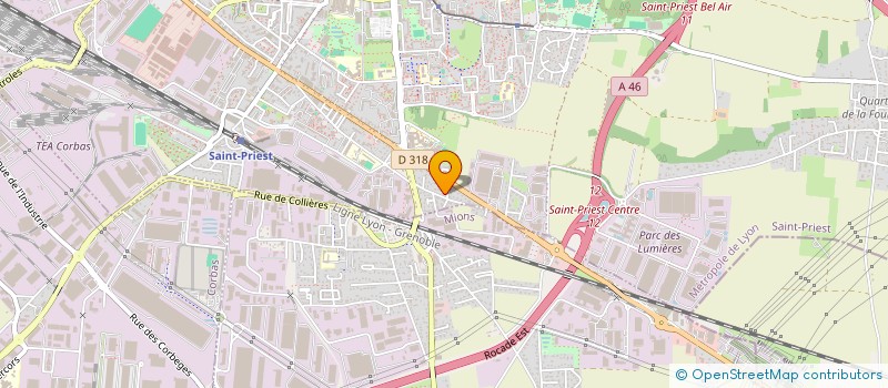 localisation de l'entreprise SCI SAINT ANDRE  SAINT-PRIEST