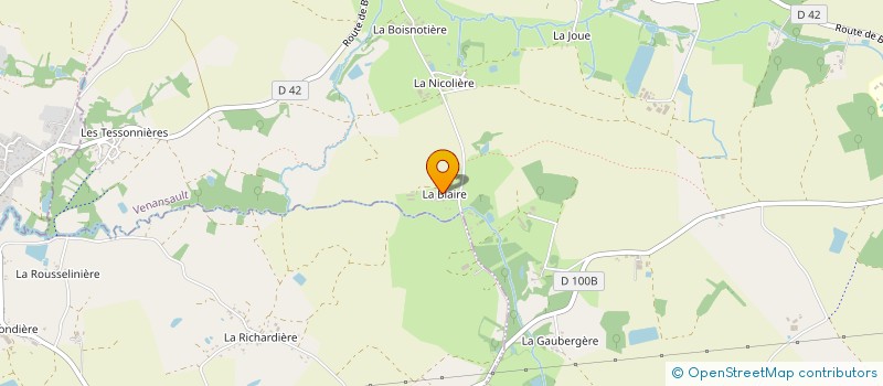 localisation de l'entreprise SCI SAINT ANDRE  VENANSAULT