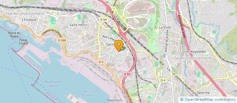 localisation de l'entreprise SCI SAINT ANDRE DESEON à MARSEILLE