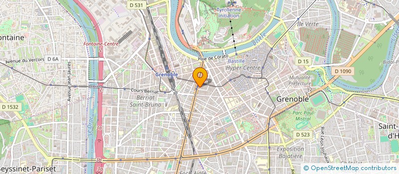 localisation de l'entreprise SCI SAINT ANDRE LE FOREST  GRENOBLE