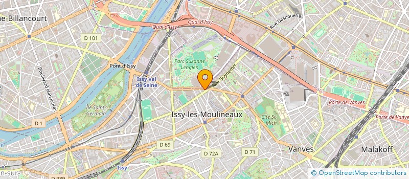localisation de l'entreprise SCI SAINT ANGE à ISSY-LES-MOULINEAUX