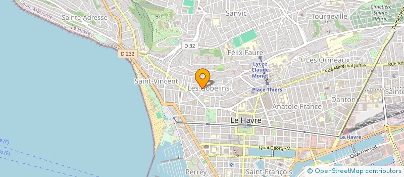 localisation de l'entreprise SCI SAINT ANNE à LE HAVRE