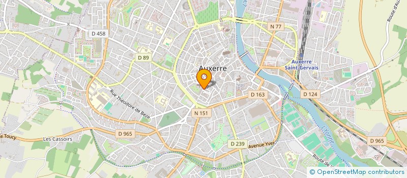 localisation de l'entreprise SCI SAINT ANTOINE à AUXERRE