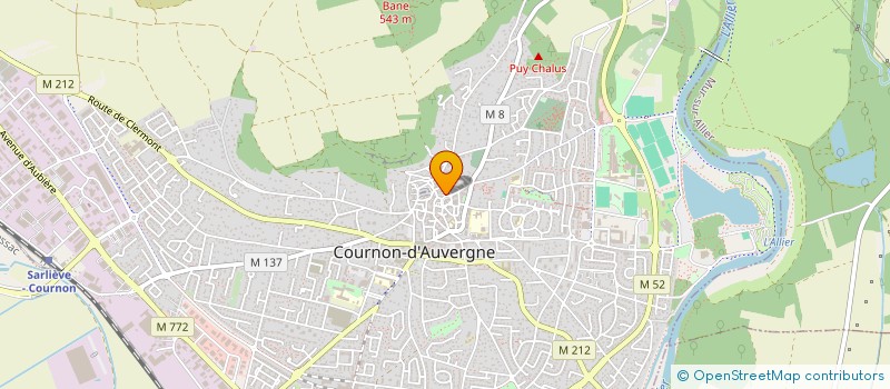 localisation de l'entreprise SCI SAINT ANTOINE  COURNON-D'AUVERGNE