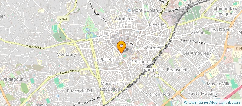 localisation de l'entreprise SCI SAINT ANTOINE  NIMES