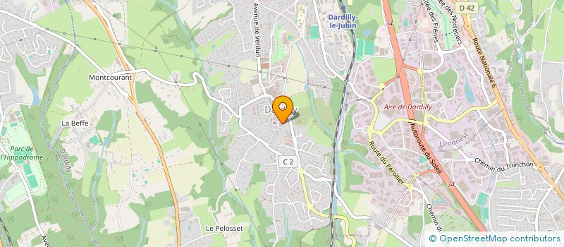 localisation de l'entreprise SCI SAINT ANTOINE  DARDILLY